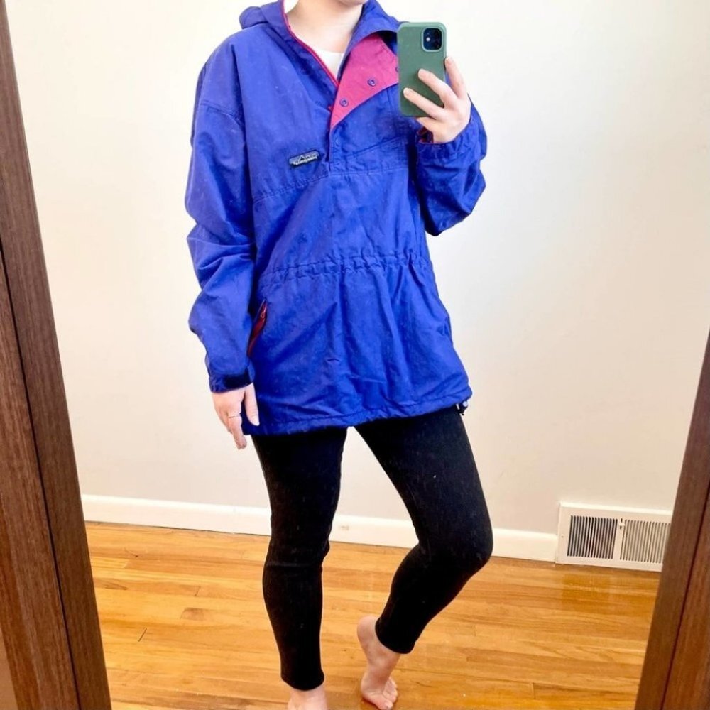 Patagonia Blue Windbreaker